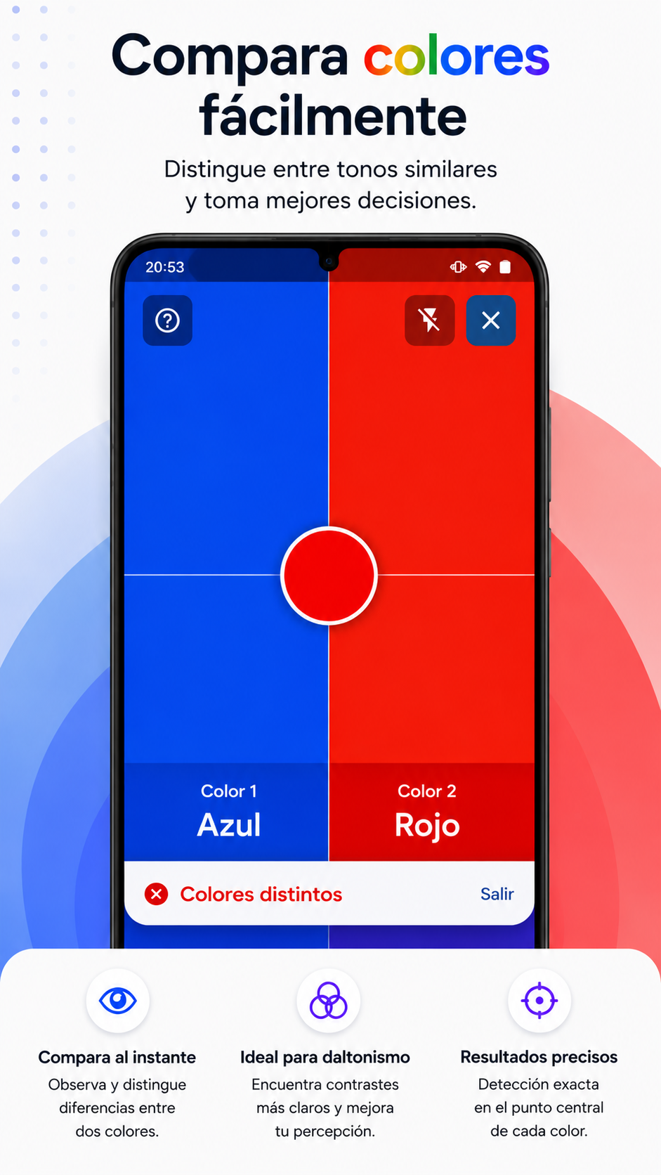 Comparación de colores